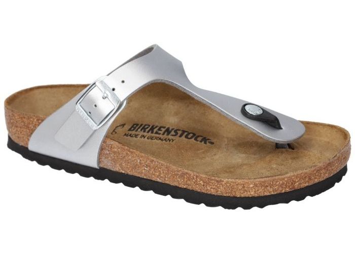 Birkenstock 0043851 GIZEH BS (regular fit) slippers & muiltjes zilver