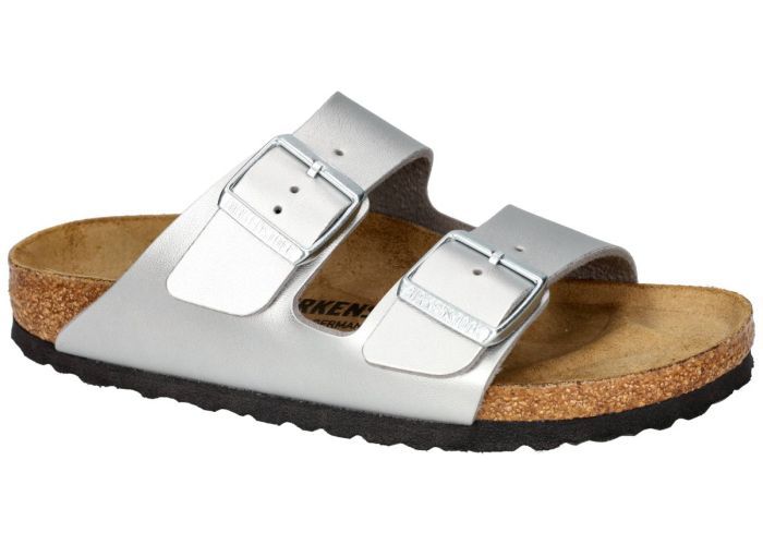 Birkenstock 1012283 ARIZONA BS (schmale weite) slippers & muiltjes zilver