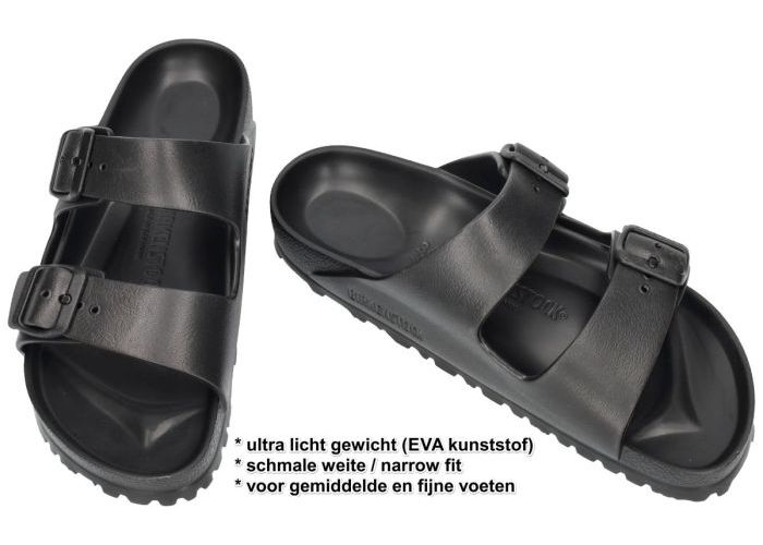 Birkenstock 0129423 ARIZONA EVA (schmale weite) slippers & muiltjes zwart