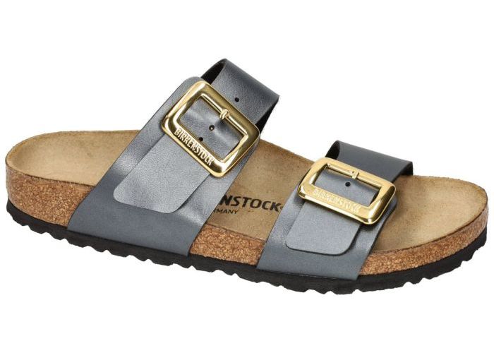 Damesschoenen Birkenstock SLIPPERS & MUILTJES 1031689 Sydney Cushion Buckle (schmale weite) Zwart