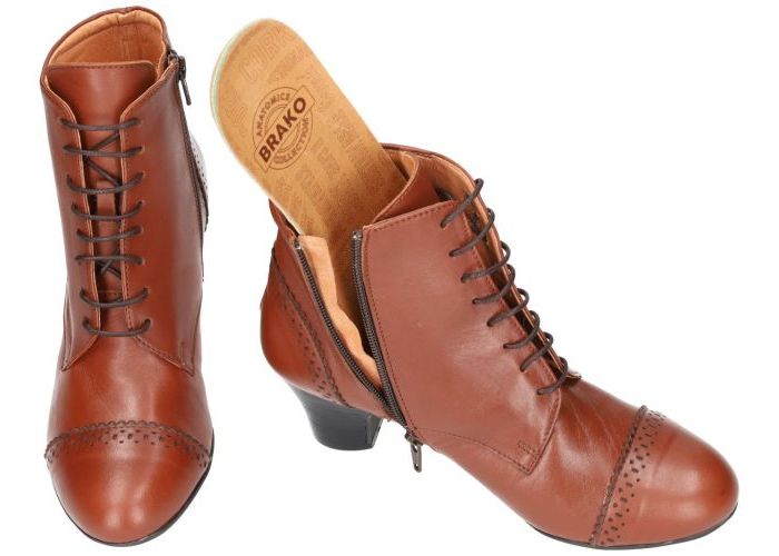 Brako 12300  pumps & hakschoenen cognac/caramel