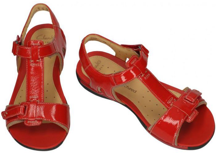 Clarks UN VOSHELL sandalen rood