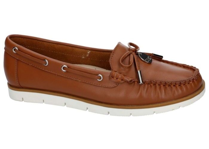 Crinkles 161.C42-04 ballerina's & mocassins cognac/caramel