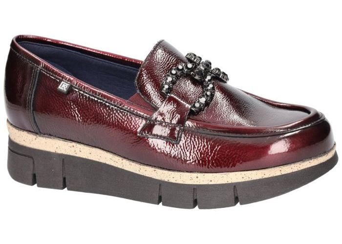 Dorking INDIA D9325-NA ballerina's & mocassins bordeaux