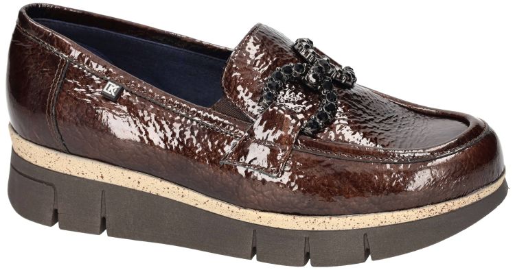 Dorking INDIA D9325-MO ballerina's & mocassins bruin donker
