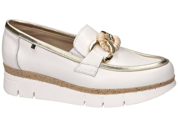 Damesschoenen Dorking BALLERINA'S & MOCASSINS INDIA D9691-SULA Off-white/ecru/parel