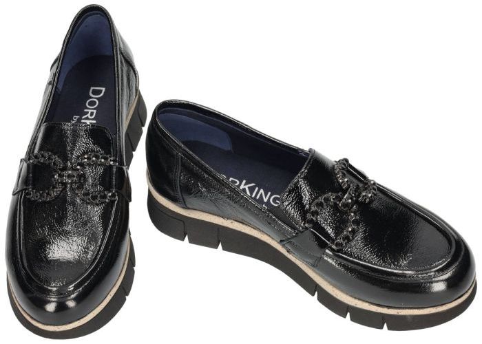 Dorking INDIA D9325-NA ballerina's & mocassins zwart