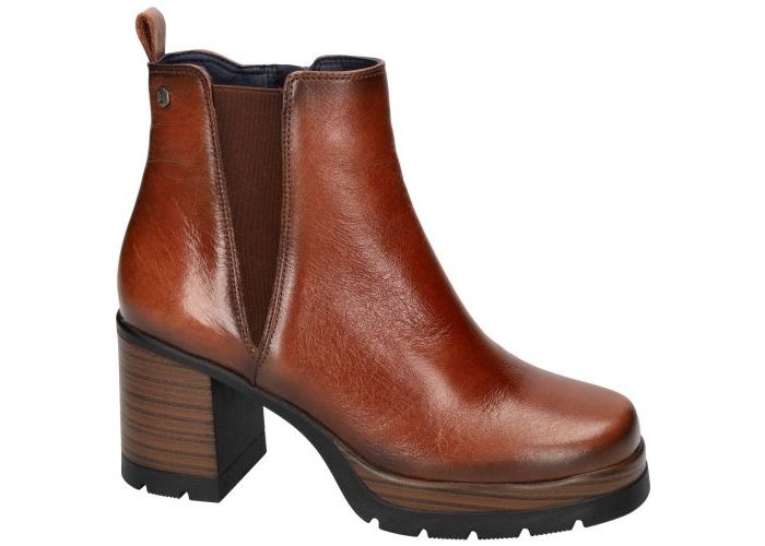 Damesschoenen Dorking ENKELLAARZEN SAFE D9414  Cognac/caramel