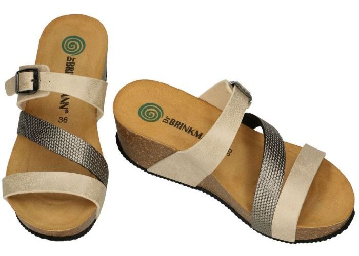 Dr Brinkmann BATA slippers & muiltjes beige