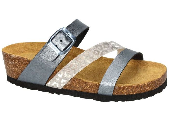 Dr Brinkmann DIANA-2/223 slippers & muiltjes blauw petrol