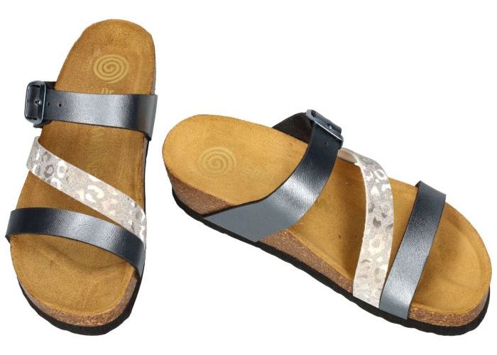 Dr Brinkmann DIANA-2/223 slippers & muiltjes blauw petrol