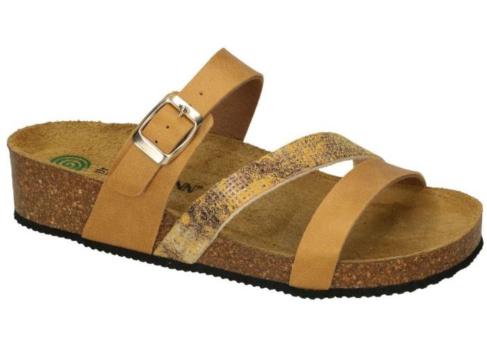 Dr Brinkmann BEA slippers & muiltjes camel