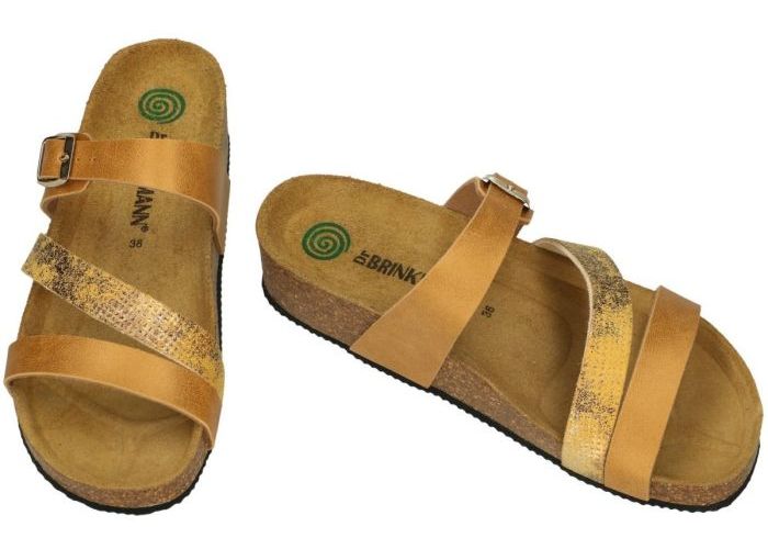 Dr Brinkmann BEA slippers & muiltjes camel