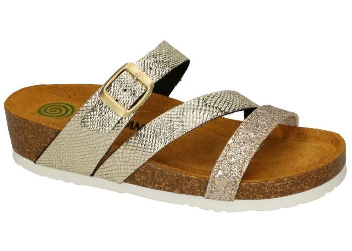 Dr Brinkmann 1533/738/378 slippers & muiltjes goud