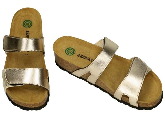 Dr Brinkmann 689763 slippers & muiltjes goud