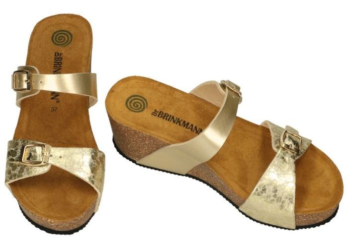 Dr Brinkmann SOFIA slippers & muiltjes goud