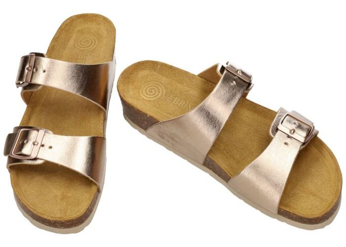 Dr Brinkmann BEATE slippers & muiltjes roze-goud metallic