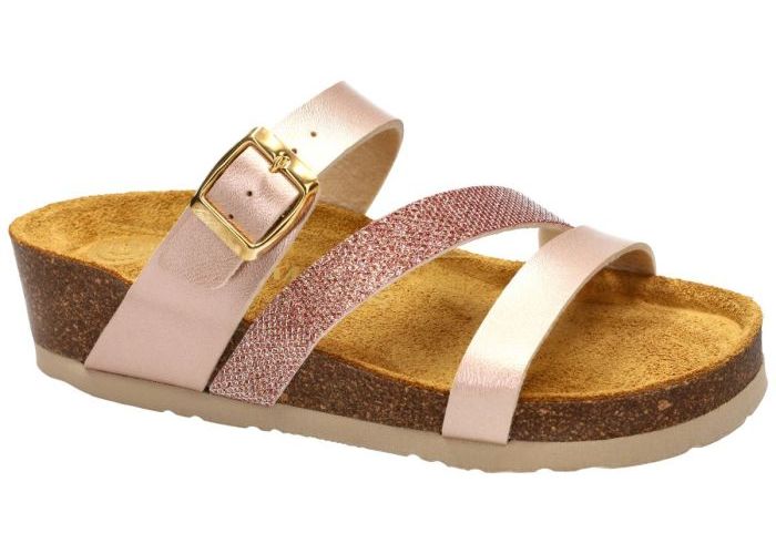 Dr Brinkmann BETTINA 1 slippers & muiltjes roze-goud metallic