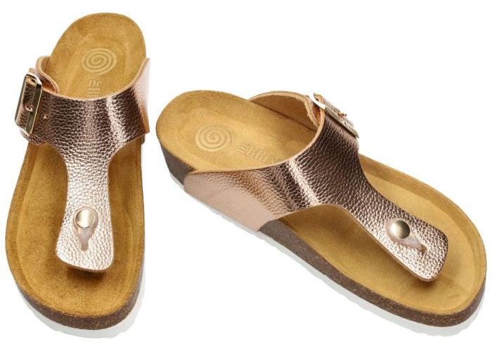 Dr Brinkmann BIRGIT slippers & muiltjes roze-goud metallic