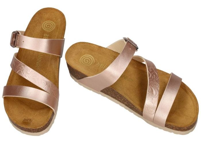 Dr Brinkmann DIANA-1/223 slippers & muiltjes roze-goud metallic