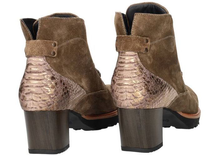 Durea 9777 875 0642 ( H wijdte ) enkellaarzen kaki/camouflage