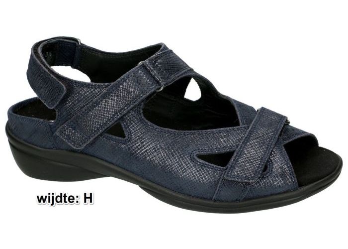 Durea 7258 - 218 - H sandalen blauw donker