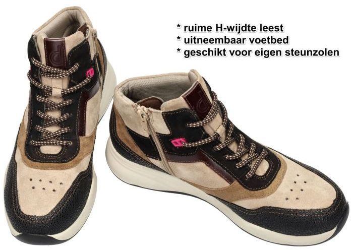 Durea 9778 605  0746 (H wijdte leest) sneakers  beige
