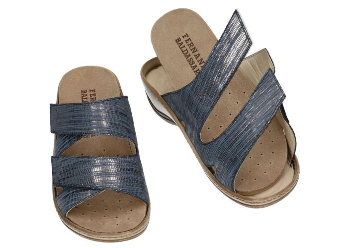Fbaldassarri B-171132 slippers & muiltjes blauw