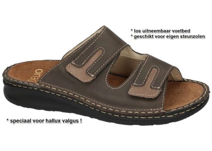 Fidelio Hallux 366031 HALLUX HANNO H½ pantoffels & slippers bruin donker