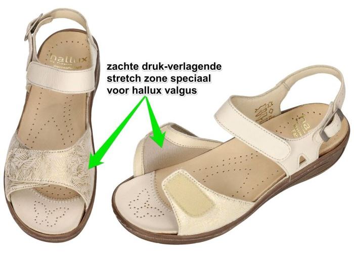 Fidelio Hallux 434033 HALLUX FABIA F½ sandalen beige
