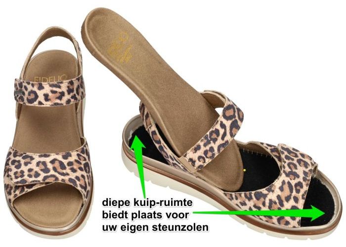 Fidelio Hallux 595033 HALLUX GLORY G½ sandalen beige donker