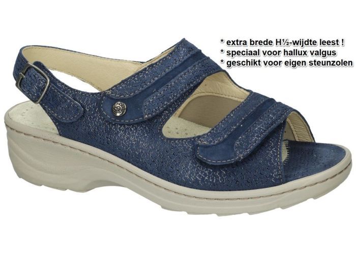 Fidelio Hallux 236024 Hallux HEDI H sandalen blauw donker