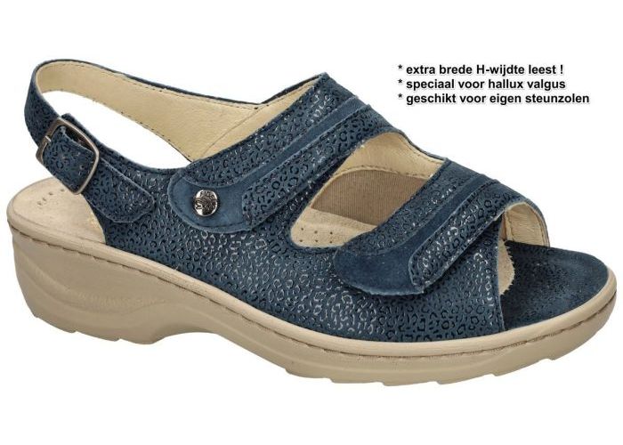 Fidelio Hallux 236024 Hallux HEDI H sandalen blauw donker