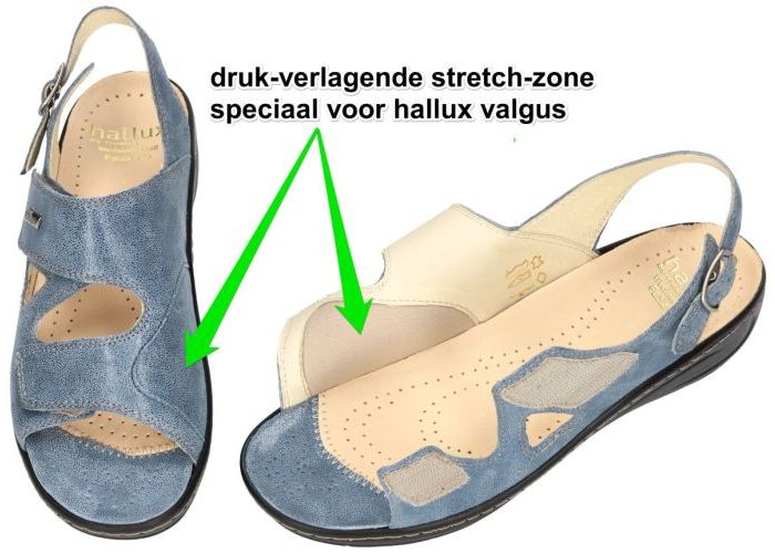 Fidelio Hallux 434134 HALLUX FABIA F½ sandalen blauw licht