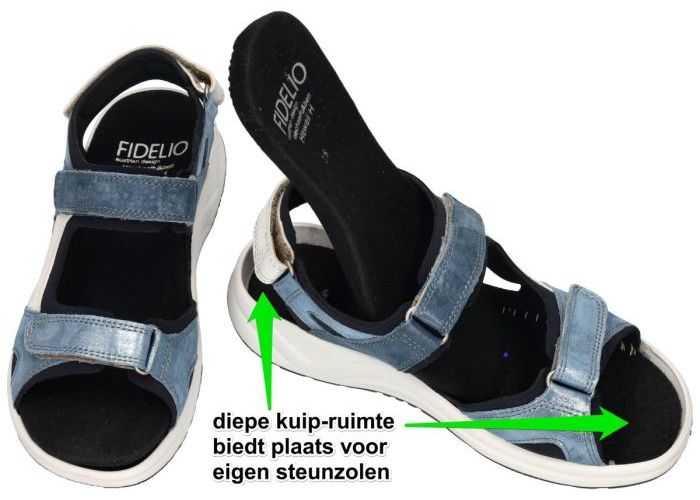 Fidelio Hallux 646017 HALLUX HAWAII  H sandalen blauw licht