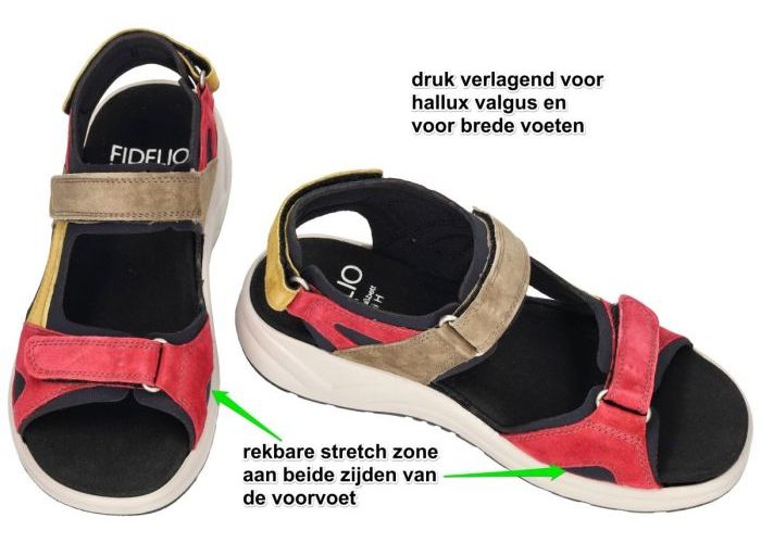 Fidelio Hallux 646017 HALLUX HAWAII  H sandalen combinatie kleuren