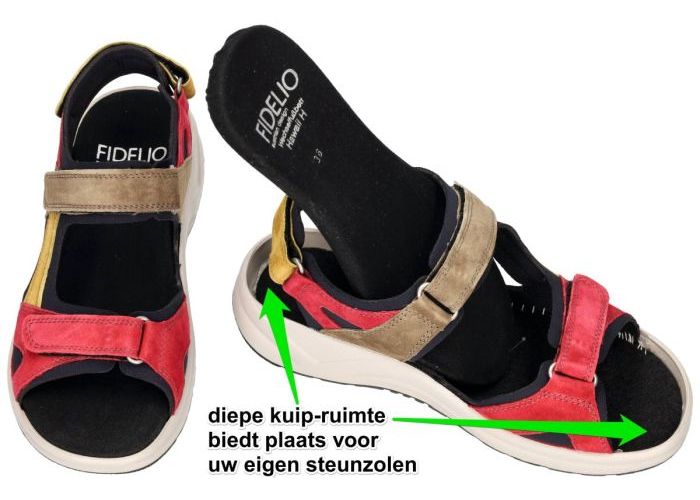 Fidelio Hallux 646017 HALLUX HAWAII  H sandalen combinatie kleuren