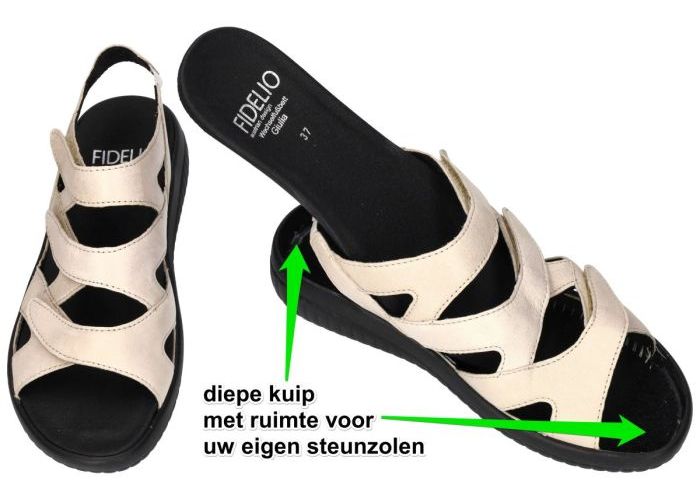 Fidelio Hallux 585005 GIULIA G½ sandalen off-white-crÈme-ivoorkleur