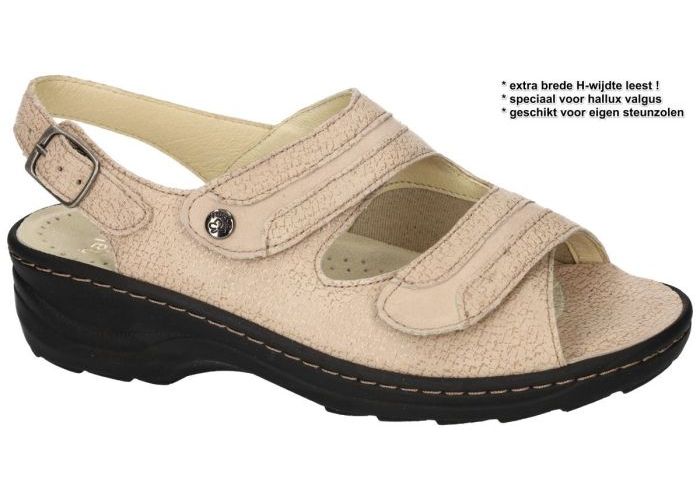 Fidelio Hallux 236024 Hallux HEDI H sandalen taupe