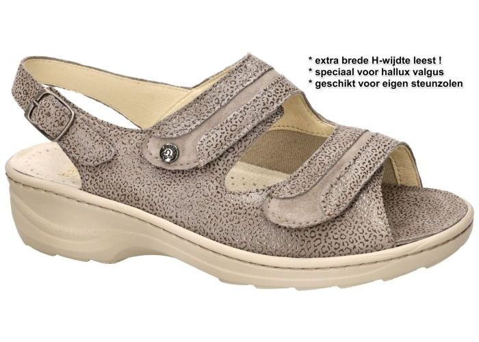 Fidelio Hallux 236024 Hallux HEDI H sandalen taupe