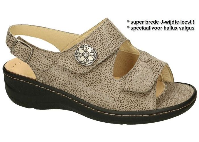 Fidelio Hallux 456004 HALLUX JESSY J sandalen taupe