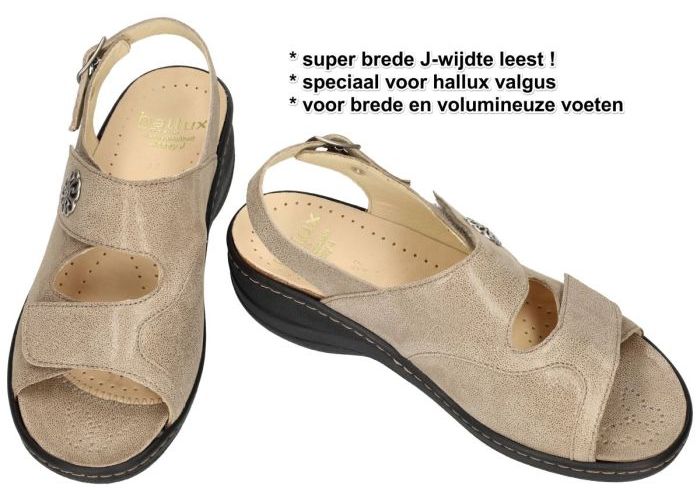 Fidelio Hallux 456006 HALLUX JESSY J sandalen taupe