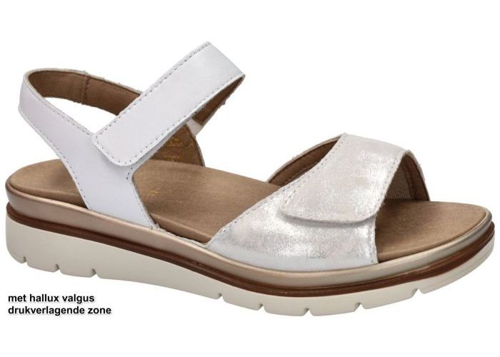 Fidelio Hallux 595023 HALLUX GLORY G½ sandalen wit