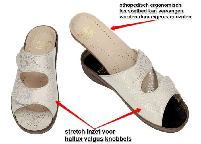 Fidelio Hallux 7310 slipper - muiltje beige