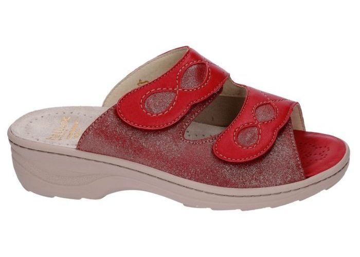 Fidelio Hallux 236016 HEDI H1/2 slippers & muiltjes rood