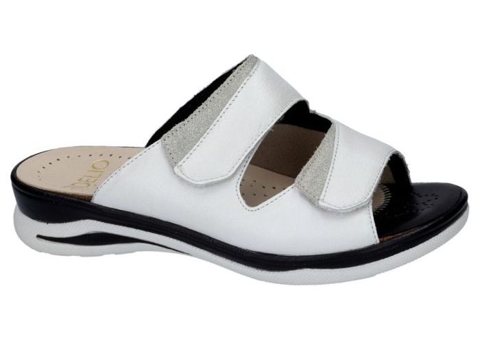 Fidelio Hallux 496020 slippers & muiltjes wit