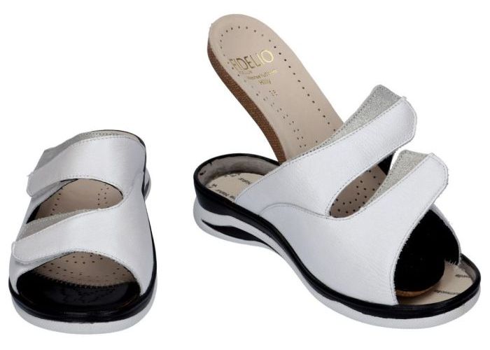 Fidelio Hallux 496020 slippers & muiltjes wit