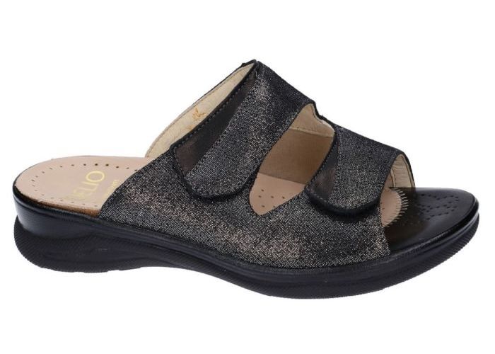 Fidelio Hallux 496020 - H slippers & muiltjes zwart