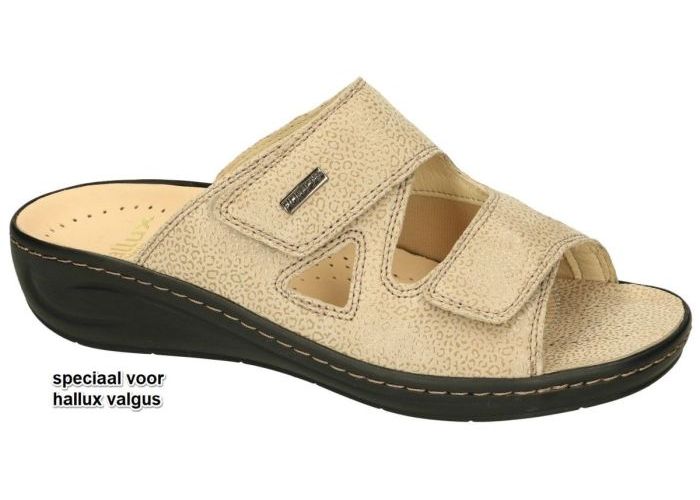 Fidelio Hallux 434113 HALLUX FABIA (F½) slippers & muiltjes beige