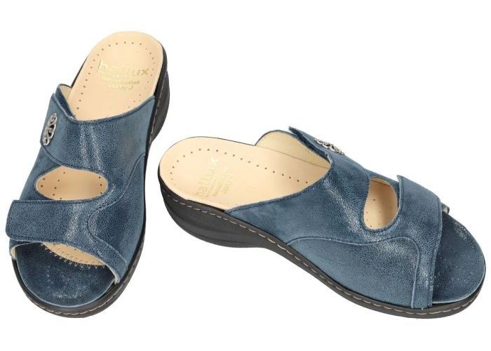 Fidelio Hallux 456005 HALLUX JESSY (J) slippers & muiltjes blauw